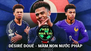 Désiré Doué: Tài năng tuổi teen đang thay đổi tương lai của PSG và nước Pháp