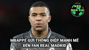 Mbappé gửi thông điệp mạnh mẽ đến fan Real Madrid sau trận thua Arsenal